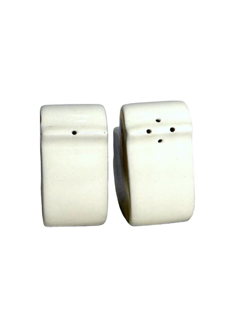 Orla Kiely Ceramic Bird Salt/Pepper Shakers Set Yellow/Green Retro-Style - Picture 4 of 7